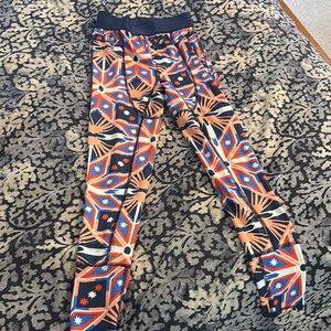 FP Movement women’s Geometric Print Leggings - Blue and Orange